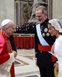 Letizia, Felipe VI e Papa Leão XIV