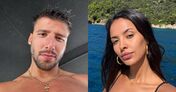Rúben Dias e Maya Jama