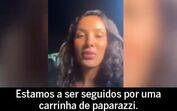 Rúben Dias e Maya Jama mostram-se a fugir dos paparazzi