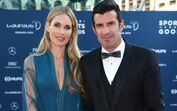 Helen Svedin e Luís Figo