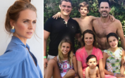 Anna Westerlund e Pedro Lima com os filhos