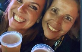 Tânia Ribas de Oliveira em lágrimas com a perda trágica da amiga 