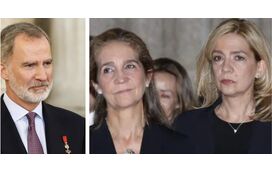 "Deixa o papá morrer na Zarzuela... em casa!", o pedido das infantas Elena e Cristina ao rei Felipe VI