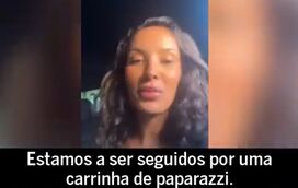 Rúben Dias e Maya Jama mostram-se a fugir dos paparazzi