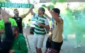 Dia de Taça: "Gyökeres vai rebentar com o jogo": adeptos do Sporting fazem a festa no Jamor