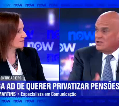 Antigo primeiro-ministro Pedro Santana Lopes abandona debate no NOW em direto após críticas a Luís Paixão Martins