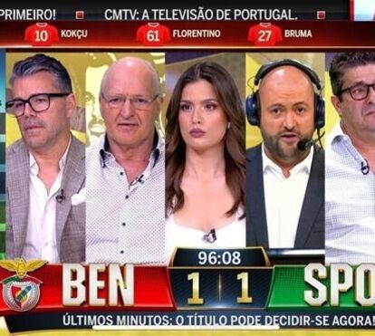 CMTV bate TVI e RTP1 no horário nobre com os três programas mais vistos do dia