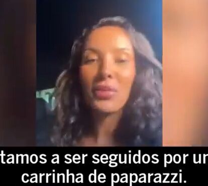 Rúben Dias e Maya Jama mostram-se a fugir dos paparazzi