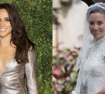 Revelado o pedido inusitado que a irmã de Kate Middleton fez a Meghan no dia do casamento e que a deixou furiosa