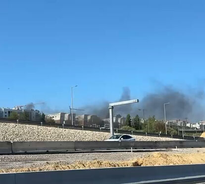 Incêndio na Costa da Caparica preocupa população