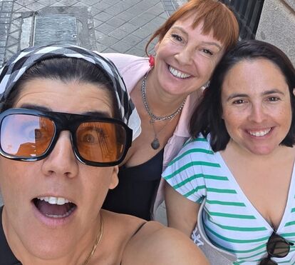 O descanso das 'Três da Manhã'! As divertidas imagens de Joana Marques, Ana Galvão e Inês Lopes Gonçalves em Madrid