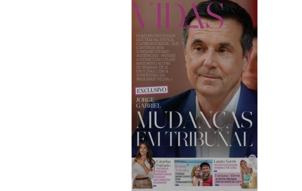 Jorge Gabriel, Capa revista Vidas