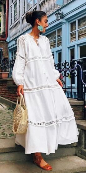Tem um vestido branco? Se não tem apresse-se a comprar já um e saiba o porquê de ter esta peça