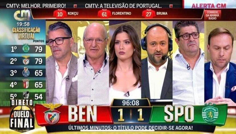 CMTV bate TVI e RTP1 no horário nobre com os três programas mais vistos do dia