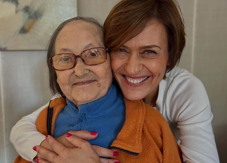 Fátima Lopes e a mãe