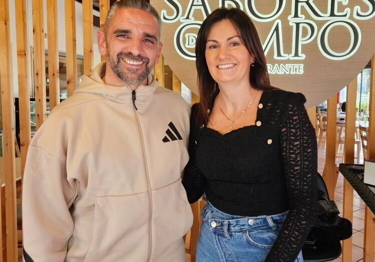 Rui Borges e a mulher, Ana Luísa