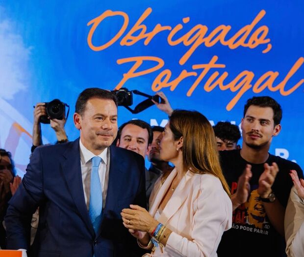 Luís Montenegro, Carla Montenegro e Hugo Montenegro