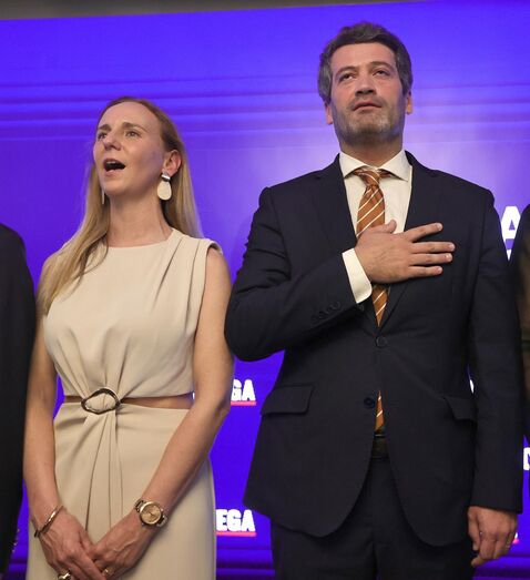 Dina e André Ventura