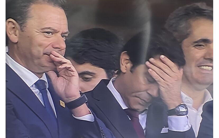 Luís Montenegro com Rui Costa no Jamor 