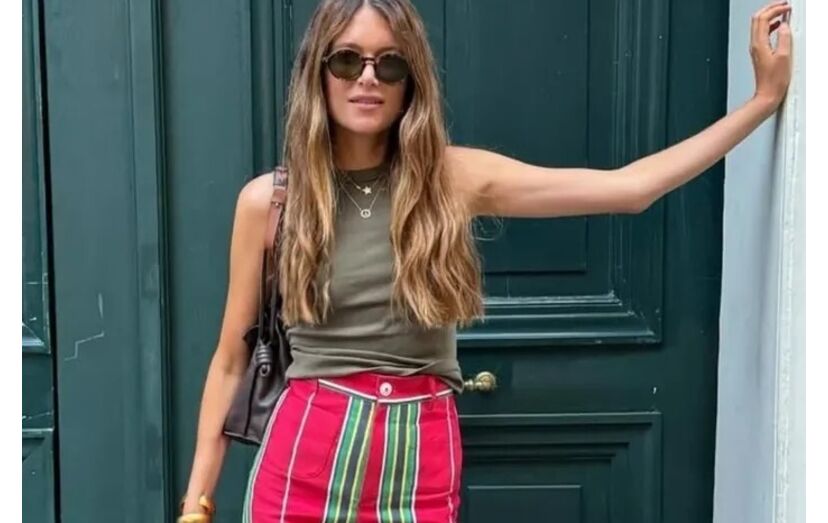 Quem se atreve? As calças de riscas largas estão na moda