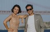 Raquel Tavares e Henrique Feist deslumbraram com a vista sobre o rio Tejo e a Ponte 25 de Abril