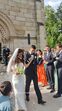 Maria Rodrigues e André Silva celebram casamento com amigos e familiares