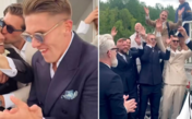 Viktor Gyökeres diverte-se num casamento na Suécia em meio a impasse com o Sporting