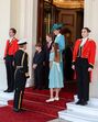 Kate Middleton e os filhos marcam presença no Trooping The Colour, em Londres