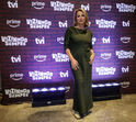 A atriz surge num evento de "Vizinhos Para Sempre" da Prime e da TVI