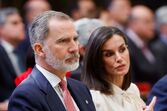 Filipe VI e Letizia, reis de Espanha, num evento oficial