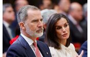 Filipe VI e Letizia de Espanha num evento oficial