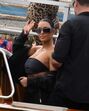 Kim Kardashian chega a Veneza para o casamento de Jeff Bezos e Lauren Sanchez