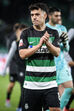 Jogador do Sporting CP durante partida