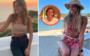 À esquerda, a jornalista Nelma Serpa Pinto; à direita, Priscilla Tollini, atual mulher de Gonçalo Paciência