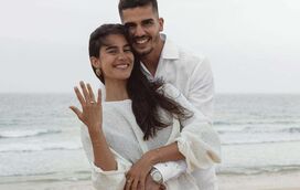 André Silva já joga no clube dos casados ao lado de Maria Rodrigues