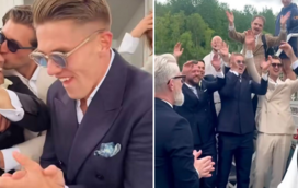 No meio da polémica, onde anda Viktor Gyökeres? Jogador diverte-se em casamento de amigos na Suécia