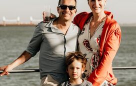 As férias em família de Frederico Varandas e Katarina Larsson com os dois filhos