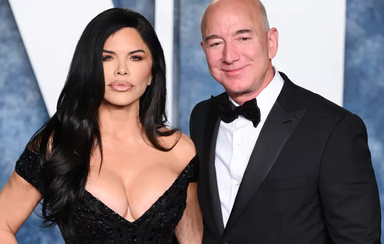 Lauren Sanchez e Jeff Bezos: transformação visível