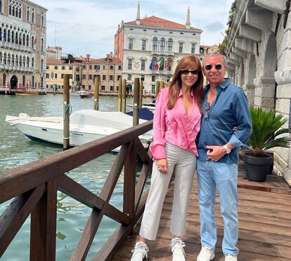 Oh, l'amore... As imagens mais românticas de Fátima Lopes e José Esteves Marcos em Veneza