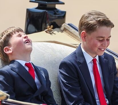 Irmãos unidos! A cumplicidade entre George e Louis e os momentos mais divertidos dos príncipes no desfile militar