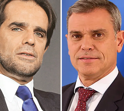 E esta? Miguel Albuquerque ao lado de Eduardo Jesus depois da polémica da 'gaja' e dos insultos misóginos: 'É uma pessoa educada'