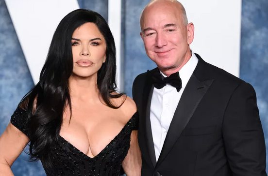 Lauren Sanchez e Jeff Bezos: transformação visível