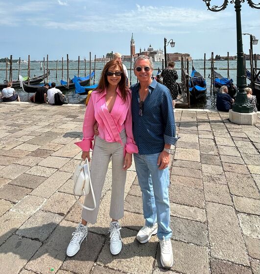 Fátima Lopes e José Esteves Marcos em Veneza