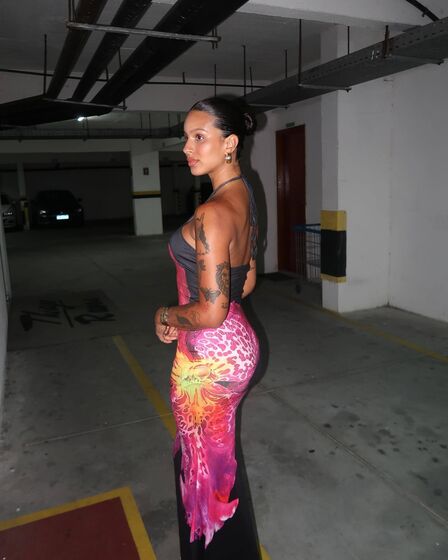 Modelo Thalyta Silva demonstra orgulho nas conquistas de Nuno Mendes