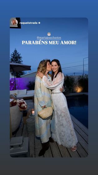 Raquel Strada celebra o aniversário de Maria João Bastos