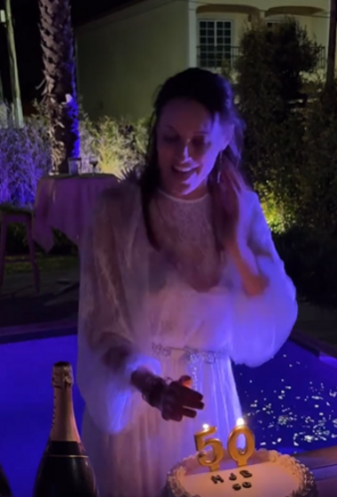 Maria João Bastos festeja 50 anos com amigos e familiares