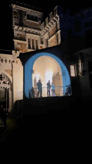 Casamento de José Sá e Raquel Jacob num palácio com fogo de artifício
