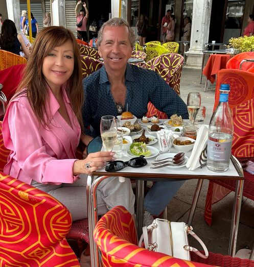 Fátima Lopes e José Esteves Marcos em Veneza