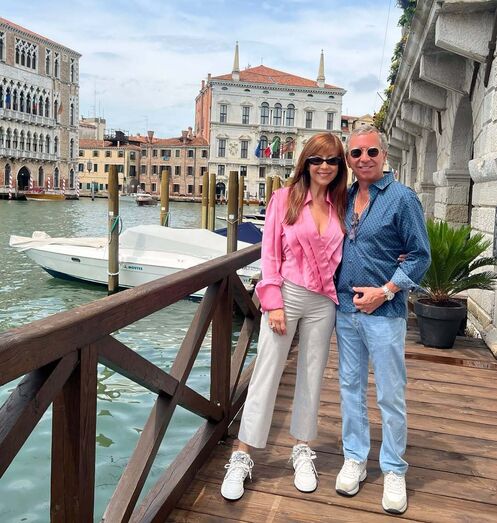 Fátima Lopes e José Esteves em lua de mel romântica em Veneza