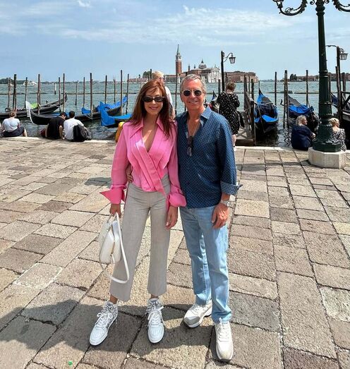 Fátima Lopes e José Esteves Marcos em lua de mel em Veneza